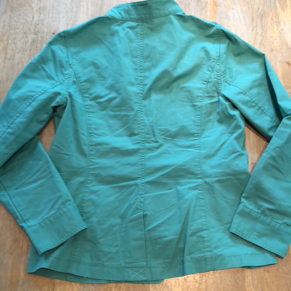 Talbots petite small green utility jacket - Picture 8 of 8